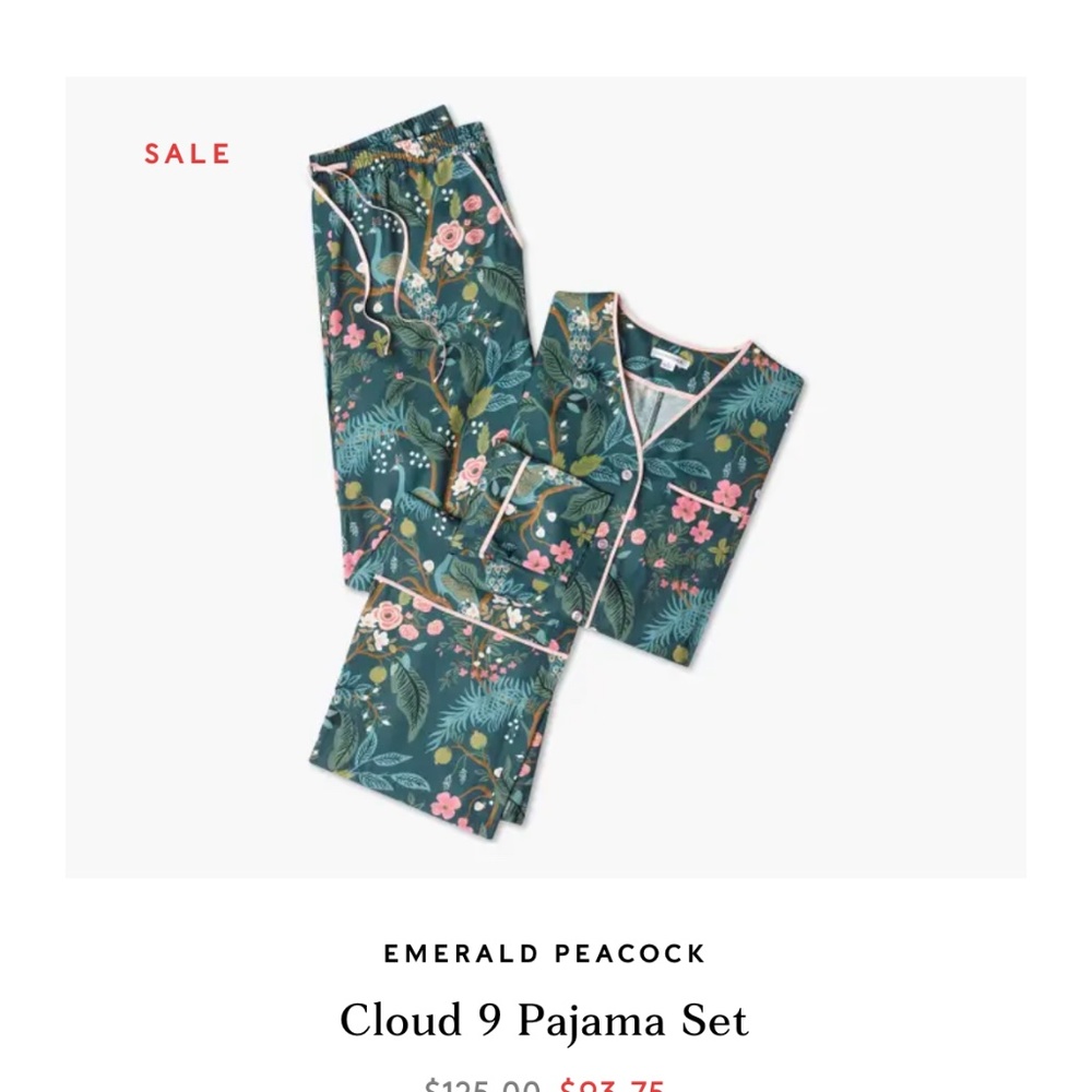 Rifle Paper Co Pajama Set